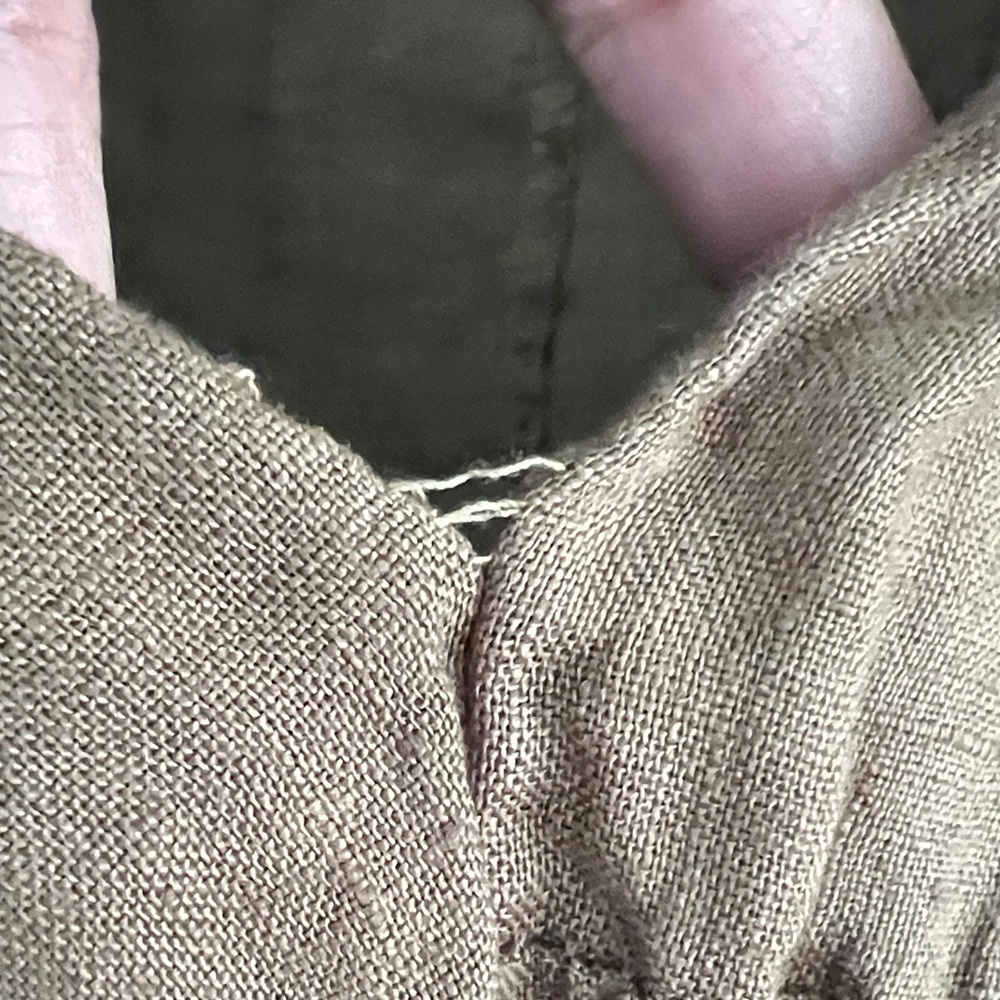 Calvin Klein Tan Jumpsuit and Brown Linen Dress Bundle - Picture 16 of 16